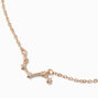 Gold-tone Zodiac Constellation Pendant Necklace - Aries,