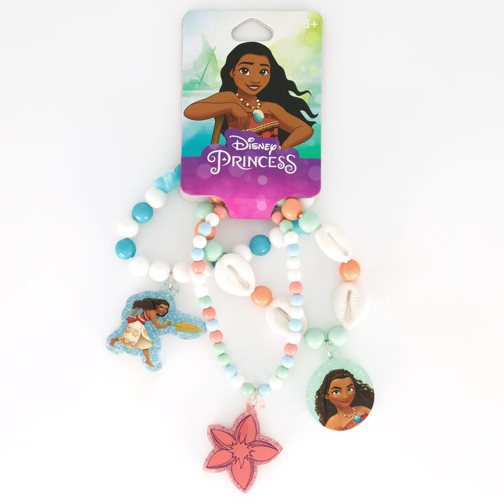 ©Disney Princess Moana Charm Stretch Bracelets- 3 Pack