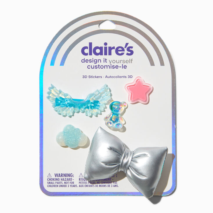 DIY 3D Soft Bow Stickers - 5 Pack,