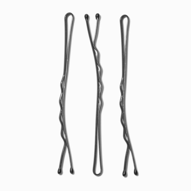 Large Bobby Pins - Black, 30 Pack,
