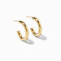 C LUXE by Claire&#39;s 18kt Gold Plated 18mm Thick Hoop Earrings,