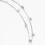 Silver Celestial Double Row Headband,