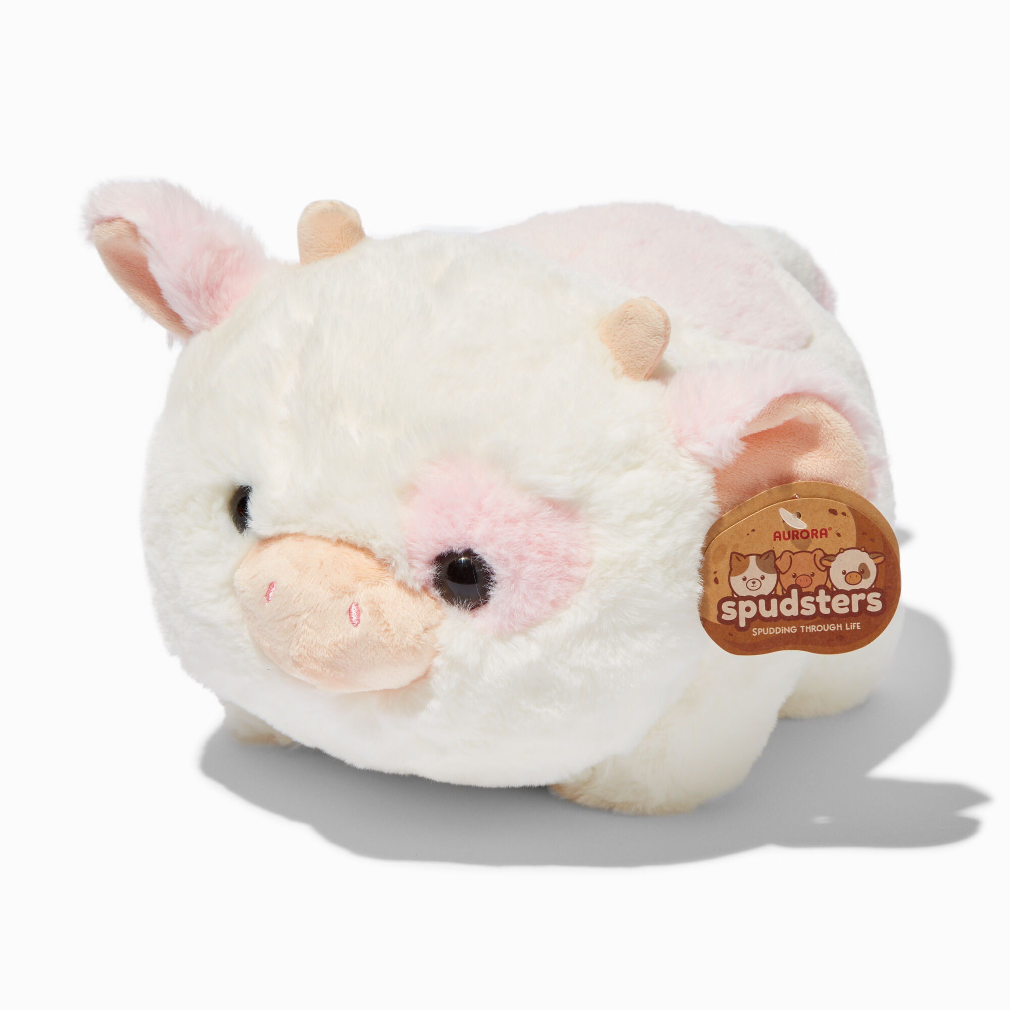 View Claires Spudsters 10 Moonique The Strawberry Cow Soft Toy information