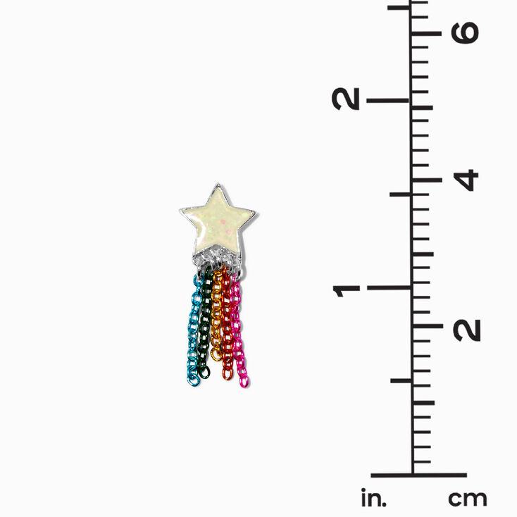 Glow in the Dark Shooting Star Stud Earrings ,