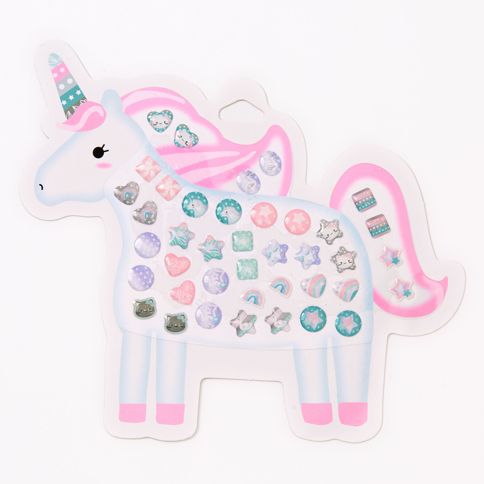 Claire's store sticker earrings