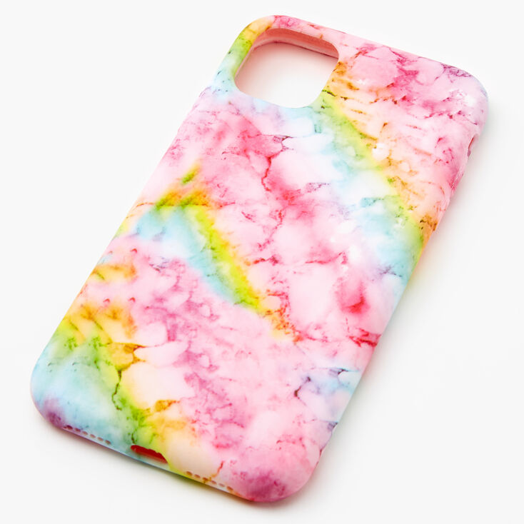 Soft Rainbow Marble Phone Case - Fits iPhone 11,