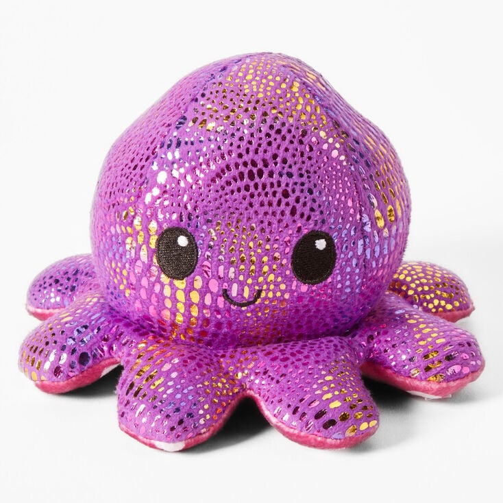 TeeTurtle&trade; Reversible Plushies Polka Dot &amp; Shimmer Octopus - Pink,