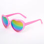 Lunettes de soleil c&oelig;ur Claire&#39;s&nbsp;Club - Rose,