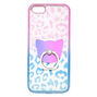 Ombre Leopard Ring Holder Phone Case - Fits iPhone&reg; 5/5S,
