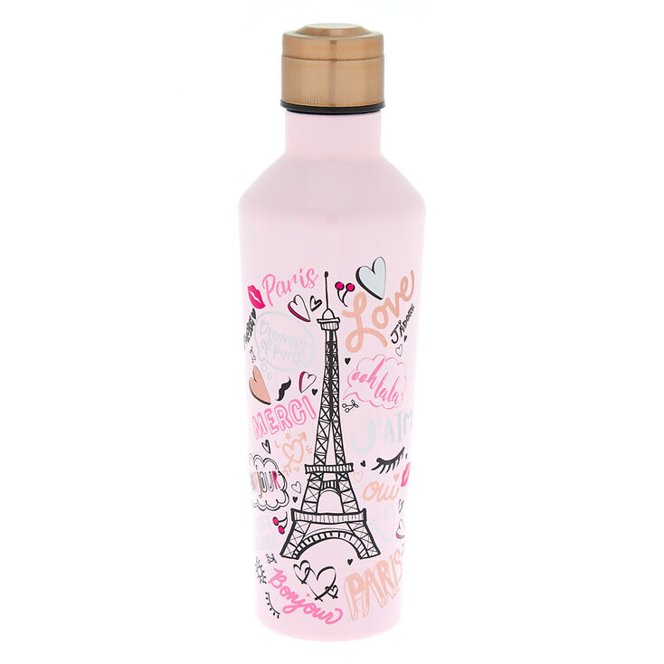 Paris Water Bottle - Pink,