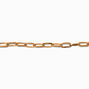T H E M E x Claire&#39;s Gold-tone Paperclip Chain Bracelet,