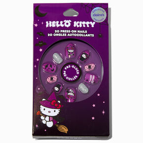 Hello Kitty&reg; Claire&#39;s Exclusive Halloween Stiletto Press On Faux Nail Set - 20 Pack,