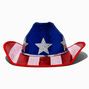 Stars &amp; Stripes Sequin Cowboy Hat,