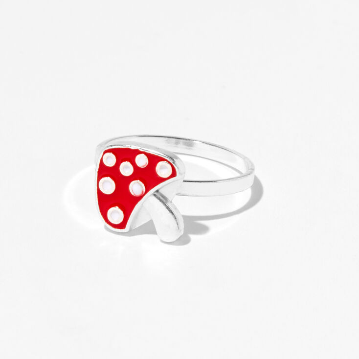 Red Mushroom Fidget Ring,