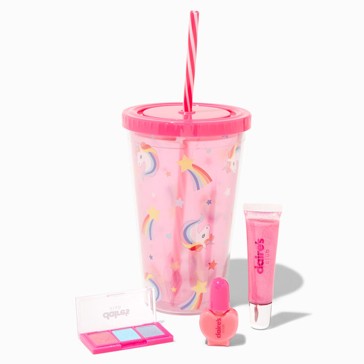 Palette compacte de maquillage avec gobelet Happy Birthday Claire&#39;s&nbsp;Club,
