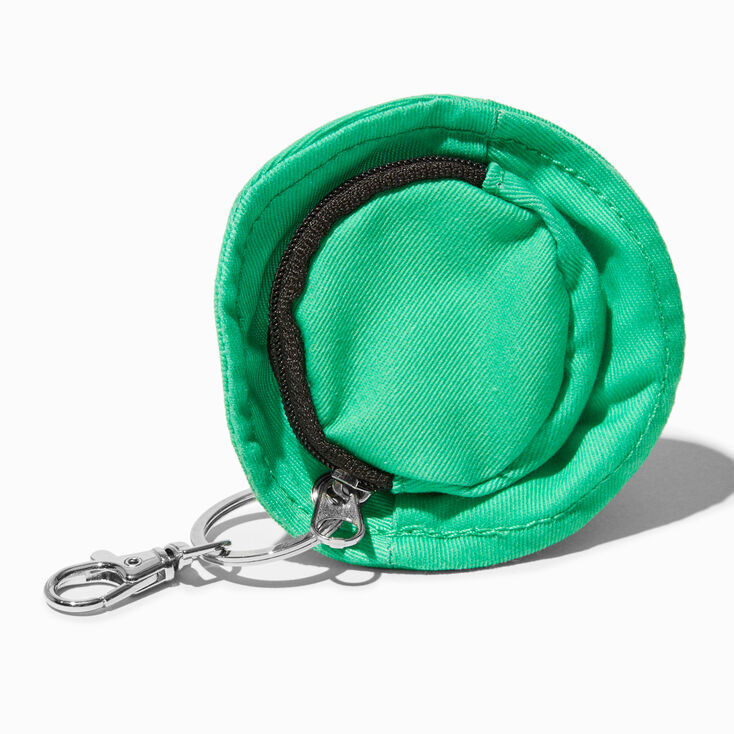 Green Frog Bucket Hat Keychain,