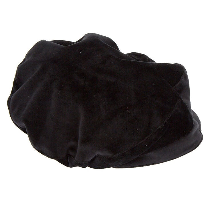 Velvet Captain Hat - Black,