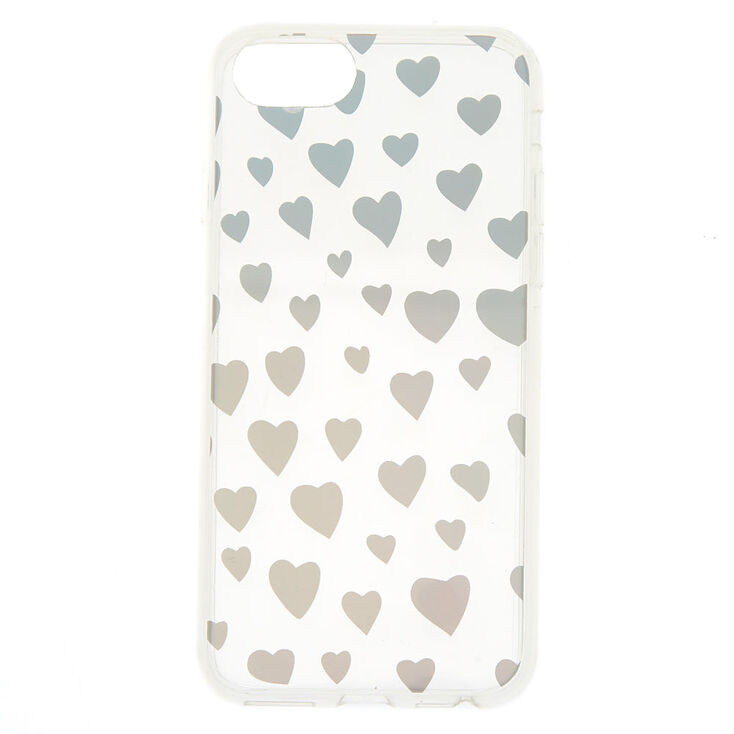 Holographic Hearts Phone Case - Fits iPhone 6/7/8,