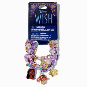 Disney Wish Claire&#39;s Exclusive Stretch Bracelet Set - 5 Pack,