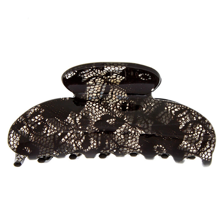 Antique Lace Hair Claw - Black,