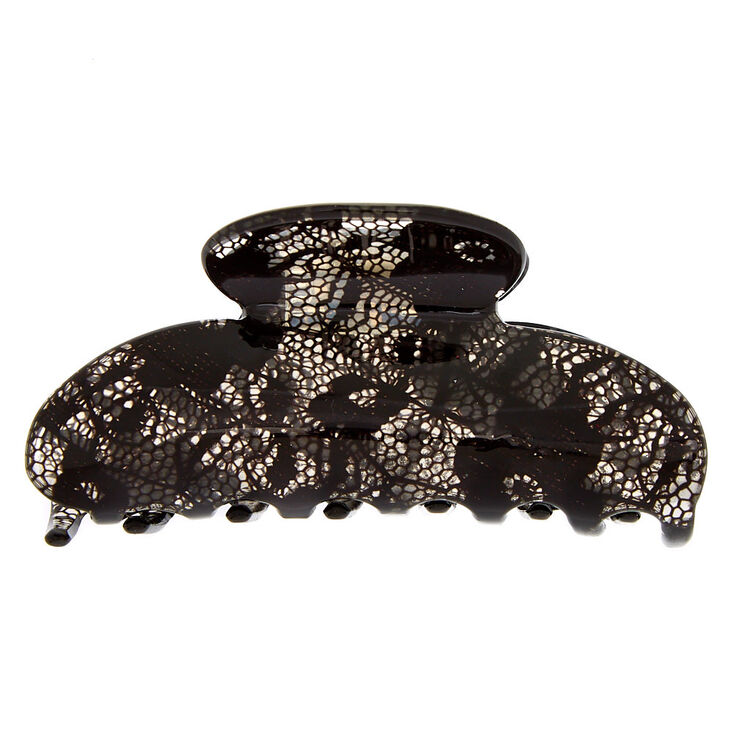 Antique Lace Hair Claw - Black,