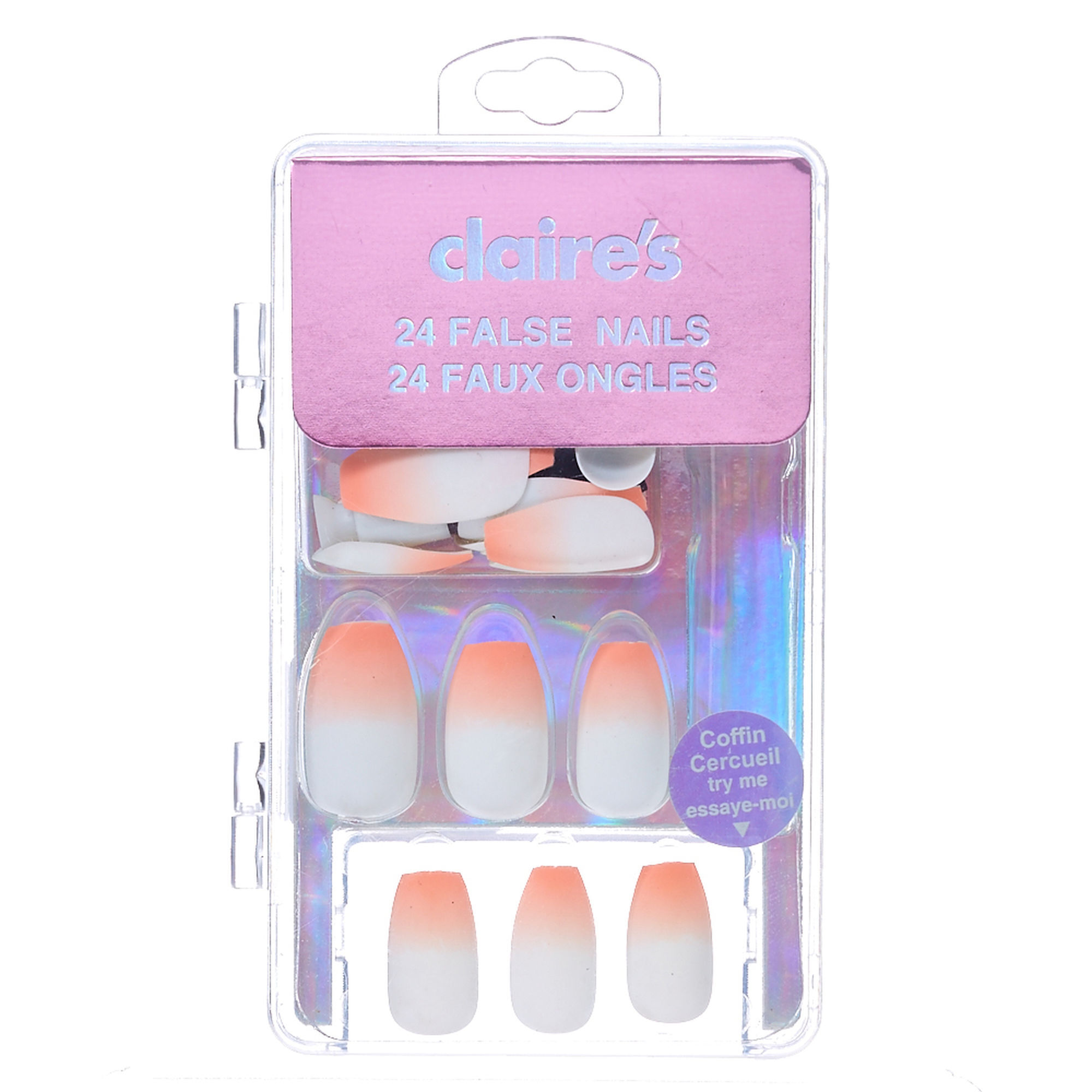 Faux Ongles Blanc Mat