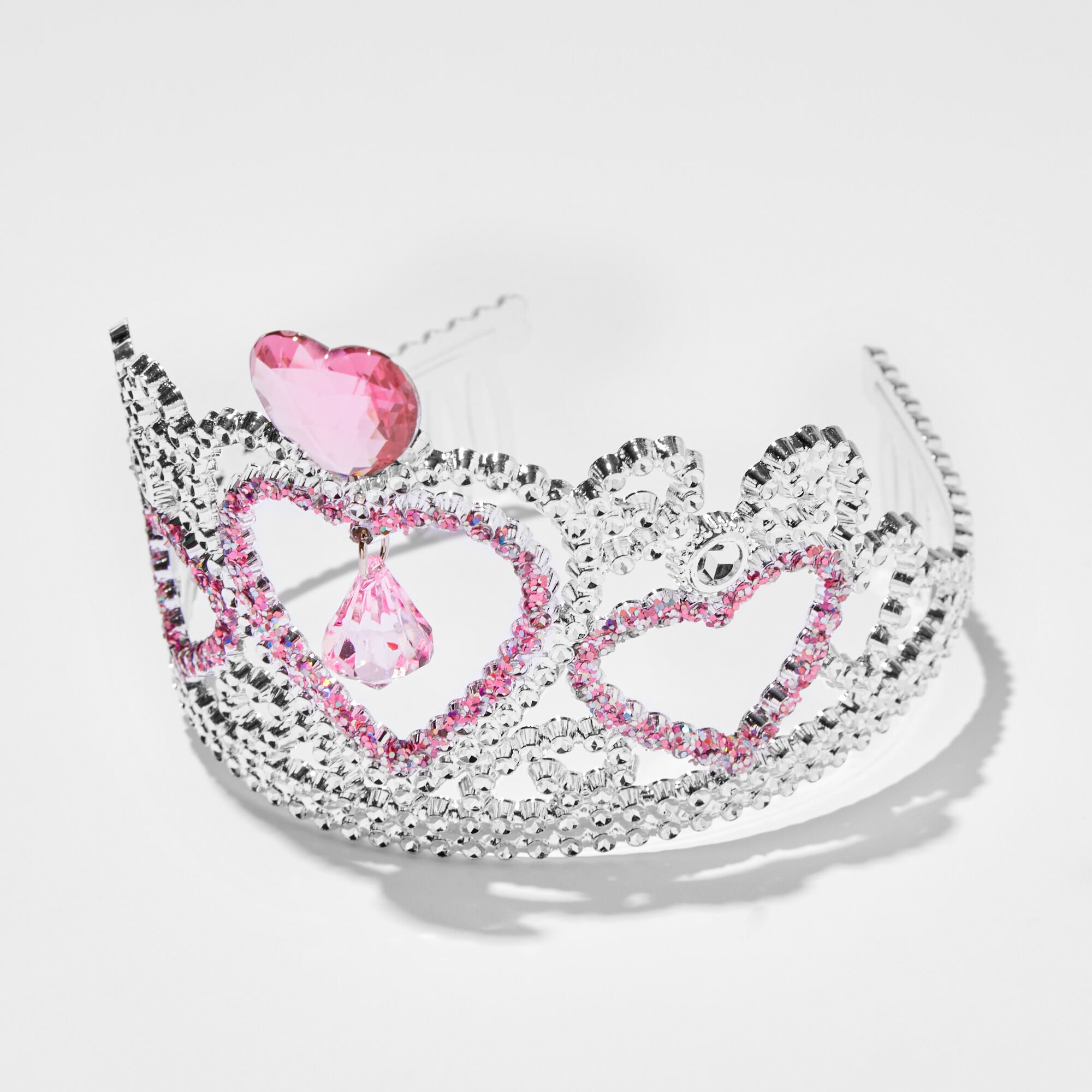 Couronne cœur rose Claire's Club,