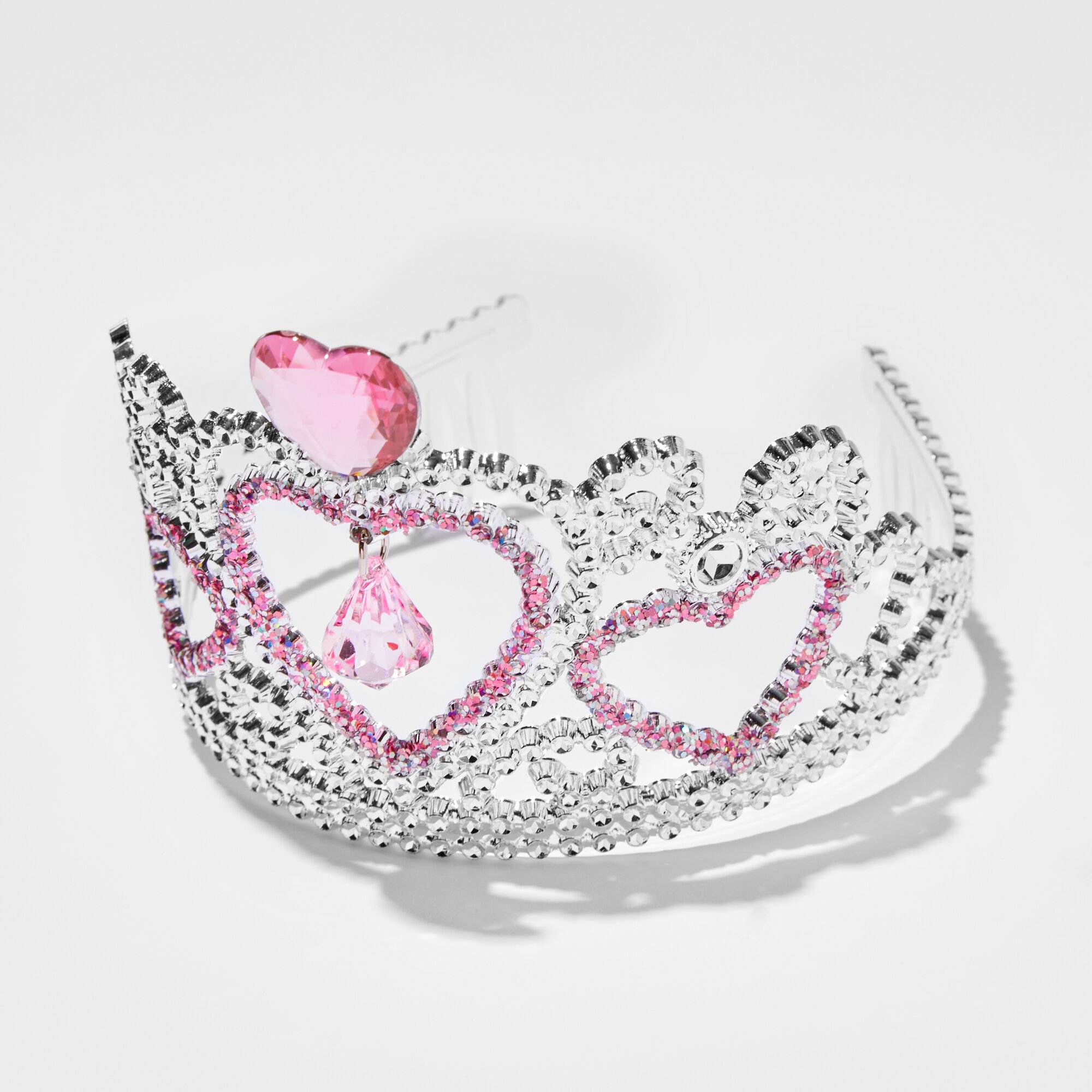 View Claires Club Heart Crown Pink information