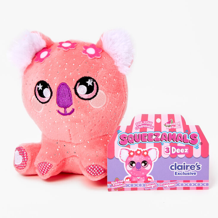 Claire's Jouet en peluche parfumé 3Deez Squeezamals™ - Koala rose