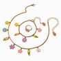Claire&#39;s Club Bloom Gold-tone Jewellery Set - 3 Pack,