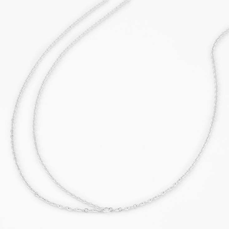 Silver Butterfly Double Belly Chain,
