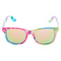 Pastel Rainbow Tie-Dye Retro Sunglasses,