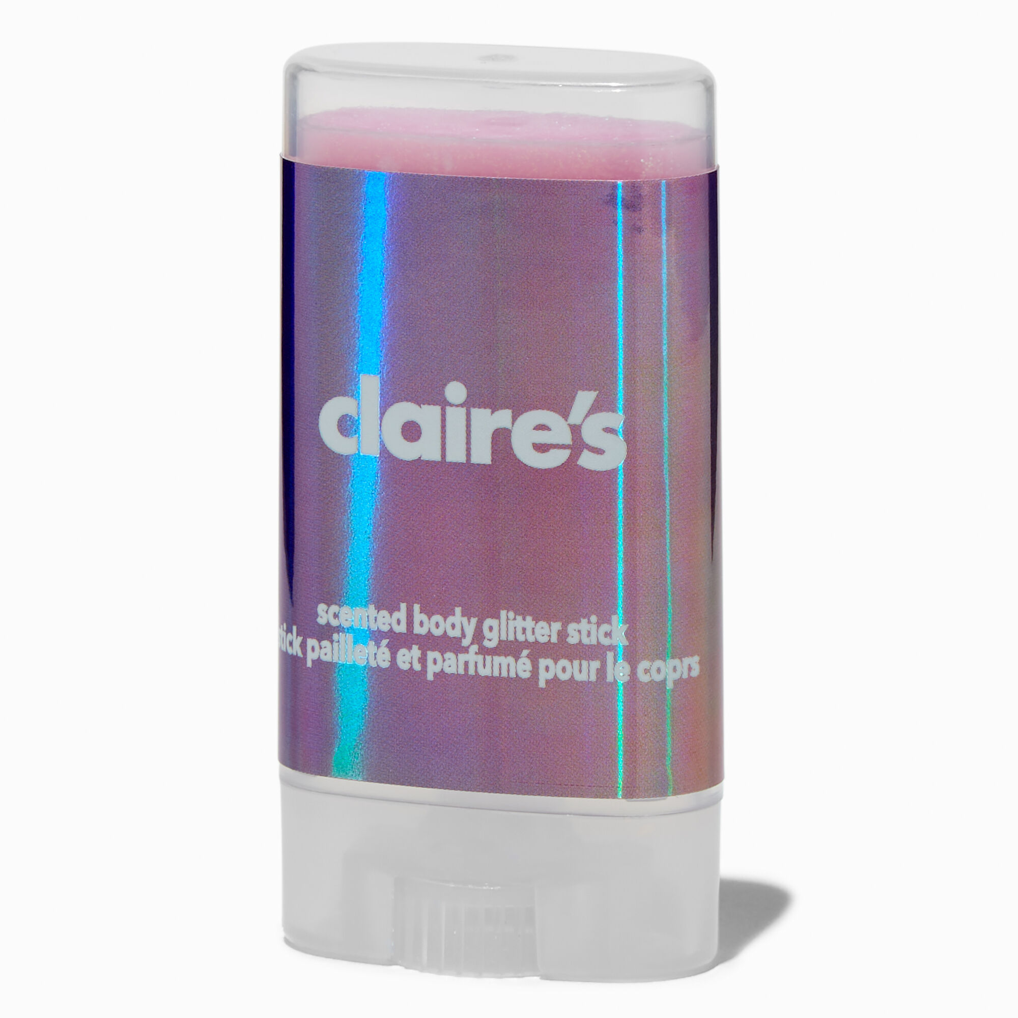 View Claires Scented Body Glitter Stick Pink information