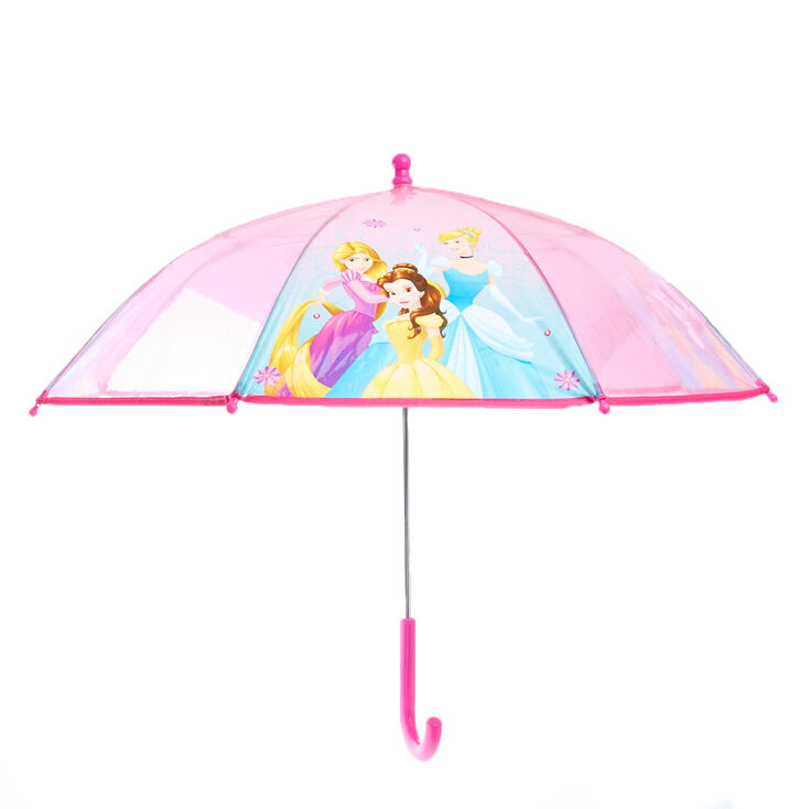 Parapluie en plastique rose p&acirc;le Disney Princess,