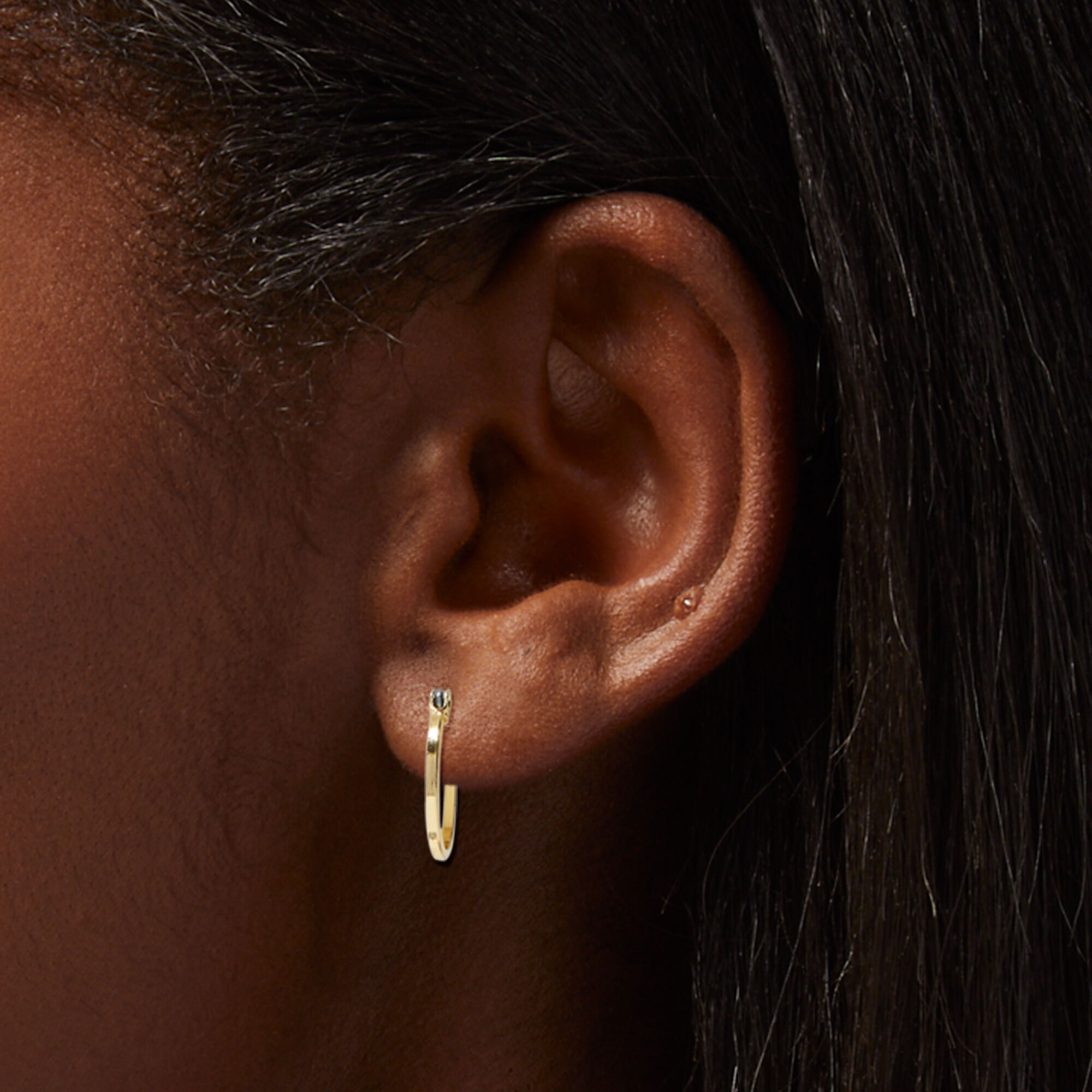 Gold 15MM Hoop Earrings