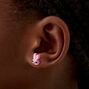 Clous d&#39;oreilles lapins roses,