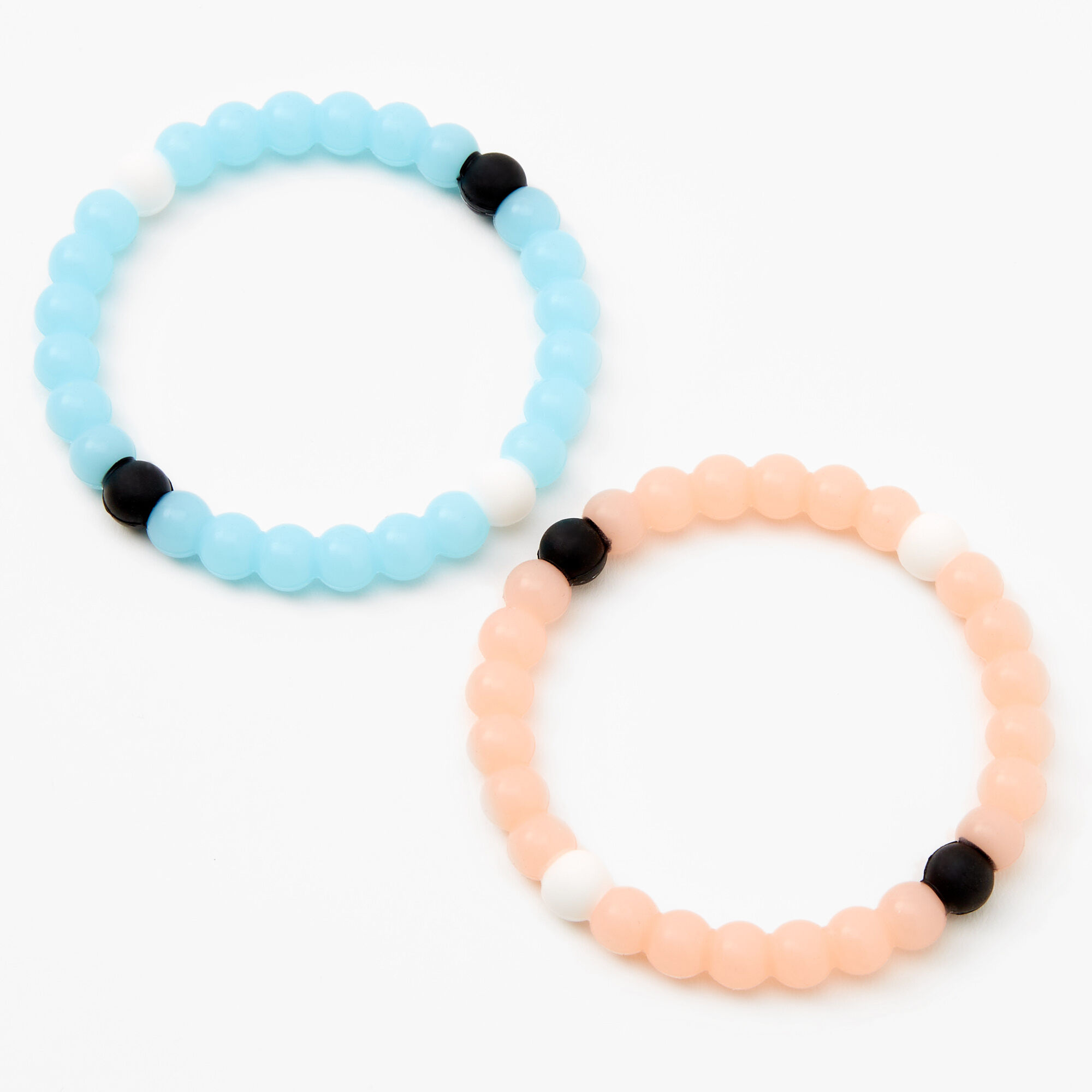 Neon Matte Plate Stretch Friendship Bracelets - 5 Pack | Claire's