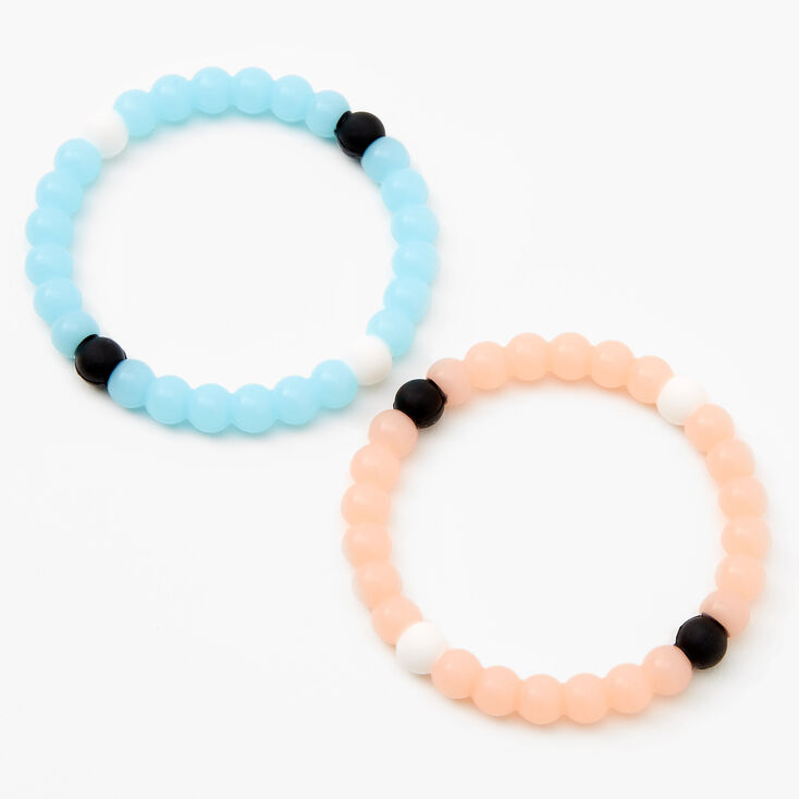 Sun &amp; Moon Fortune Stretch Bracelets - 2 Pack,