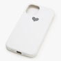 White Heart Protective Phone Case - Fits iPhone&reg; 12 Mini,