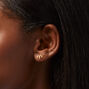 Gold Zodiac Stud Earrings - Aries,