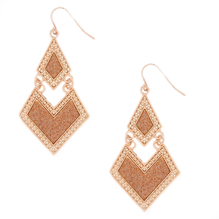 Glitter Geometric Earrings