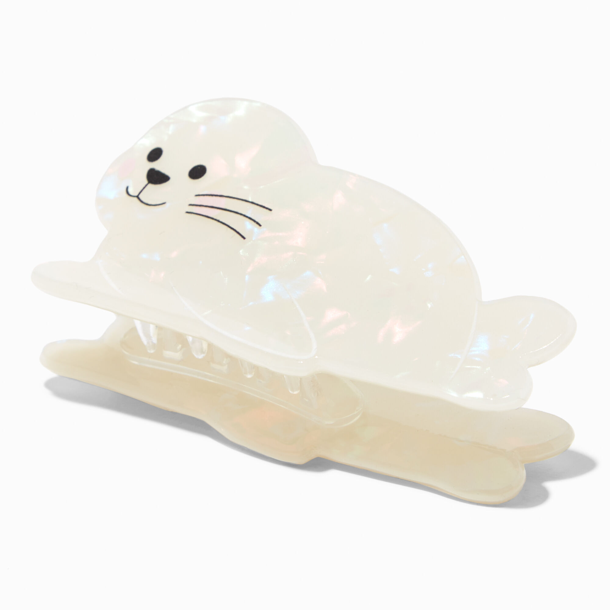 Iridescent Seal Hair Claw,
