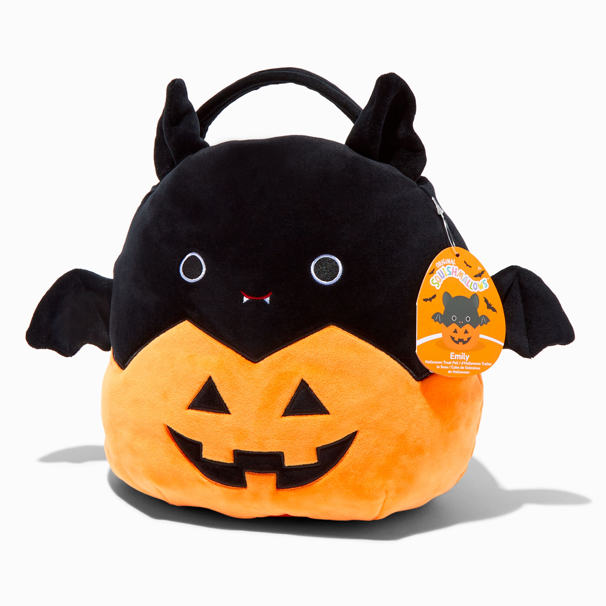 Squishmallows Emily The Bat Plush Backpack