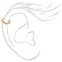 Mixed Metal 20G Mini Crystal Cartilage Hoop Earrings - 3 Pack,