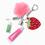 Strawberry Bling Lip Gloss Keychain,