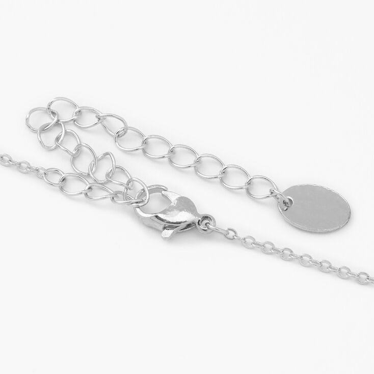 Silver Arrow Heart Pendant Necklace,