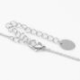 Silver Arrow Heart Pendant Necklace,