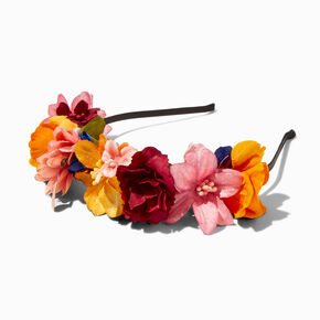 Mixed Pink Flower Headband,