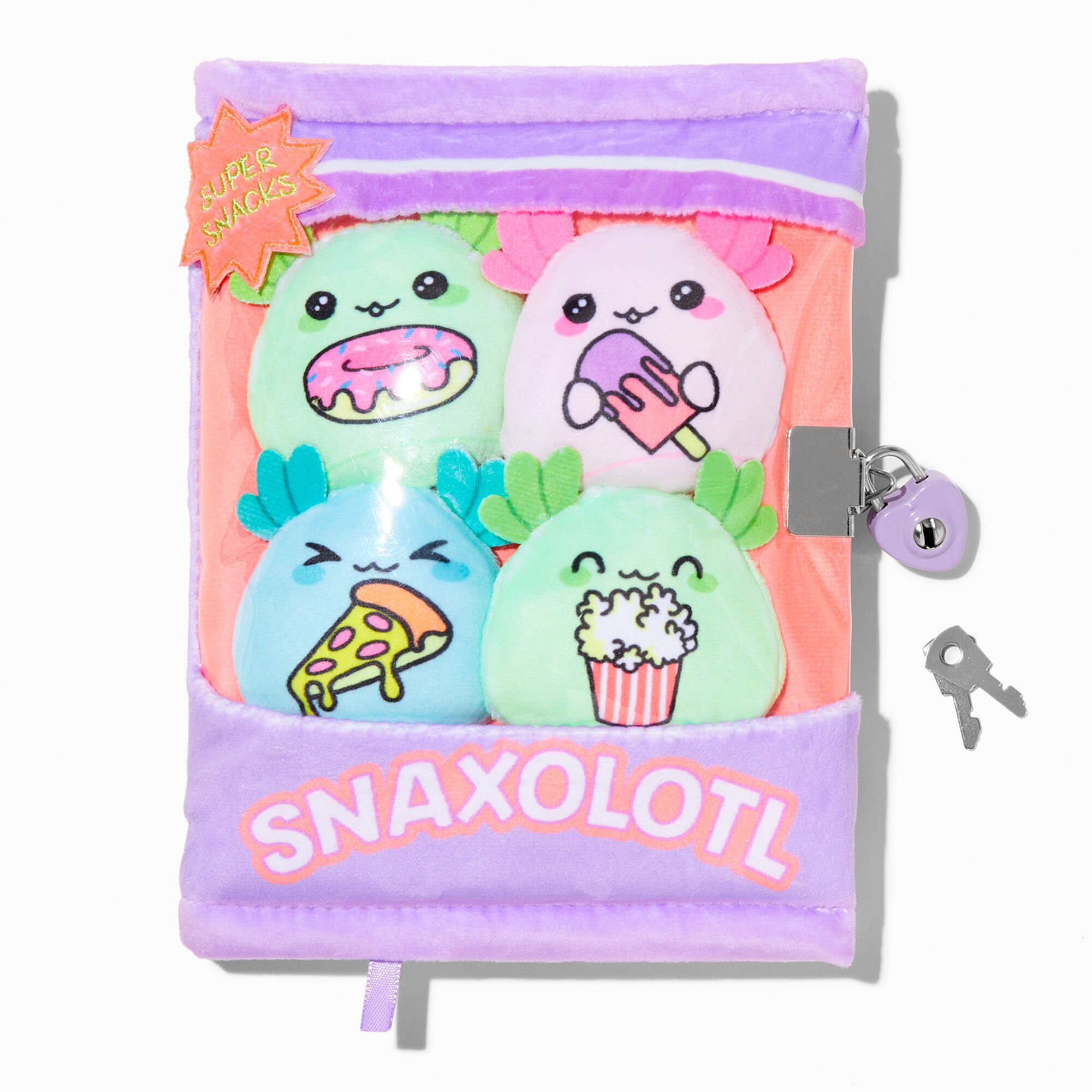 View Claires Snaxolotl Lock Diary information