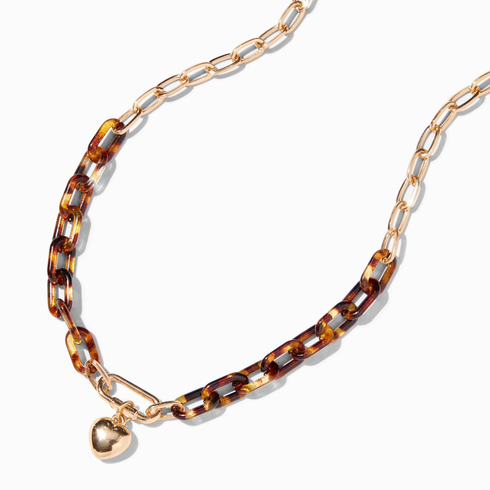 Heart store carabiner necklace